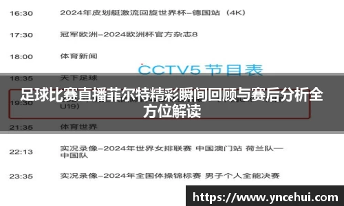 足球比赛直播菲尔特精彩瞬间回顾与赛后分析全方位解读